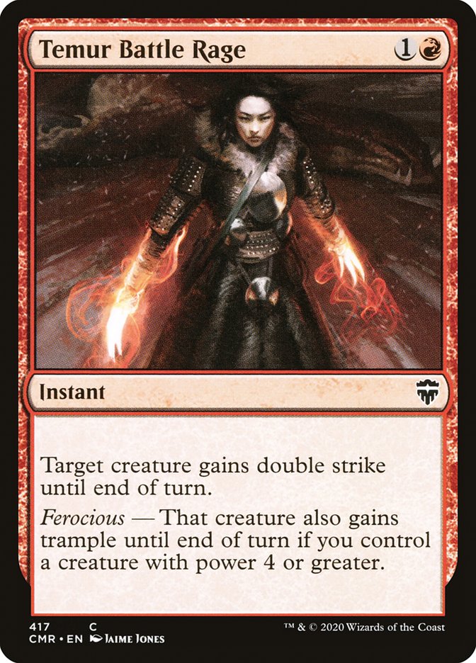 Temur Battle Rage [Commander Legends] | Odin's Place