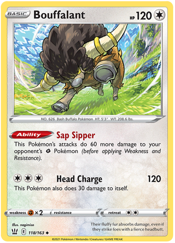 Bouffalant (118/163) [Sword & Shield: Battle Styles] | Odin's Place