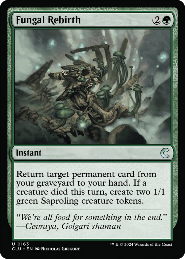 Fungal Rebirth [Ravnica: Clue Edition] | Odin's Place