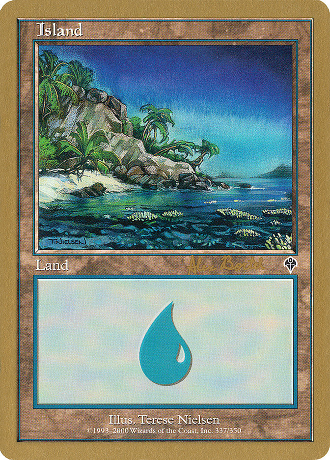 Island (ab337) (Alex Borteh) [World Championship Decks 2001] | Odin's Place