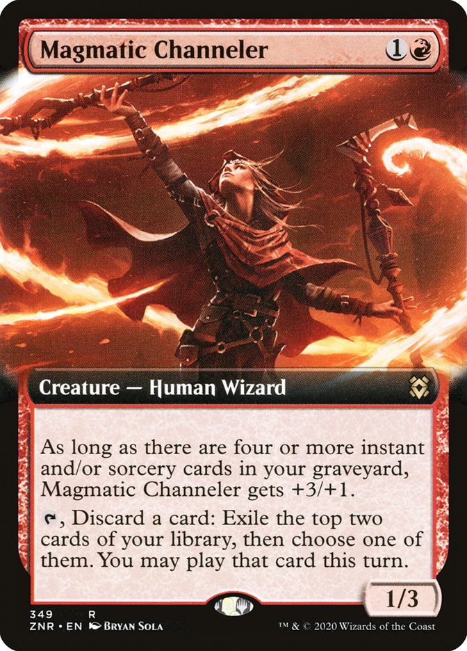 Magmatic Channeler (Extended Art) [Zendikar Rising] | Odin's Place