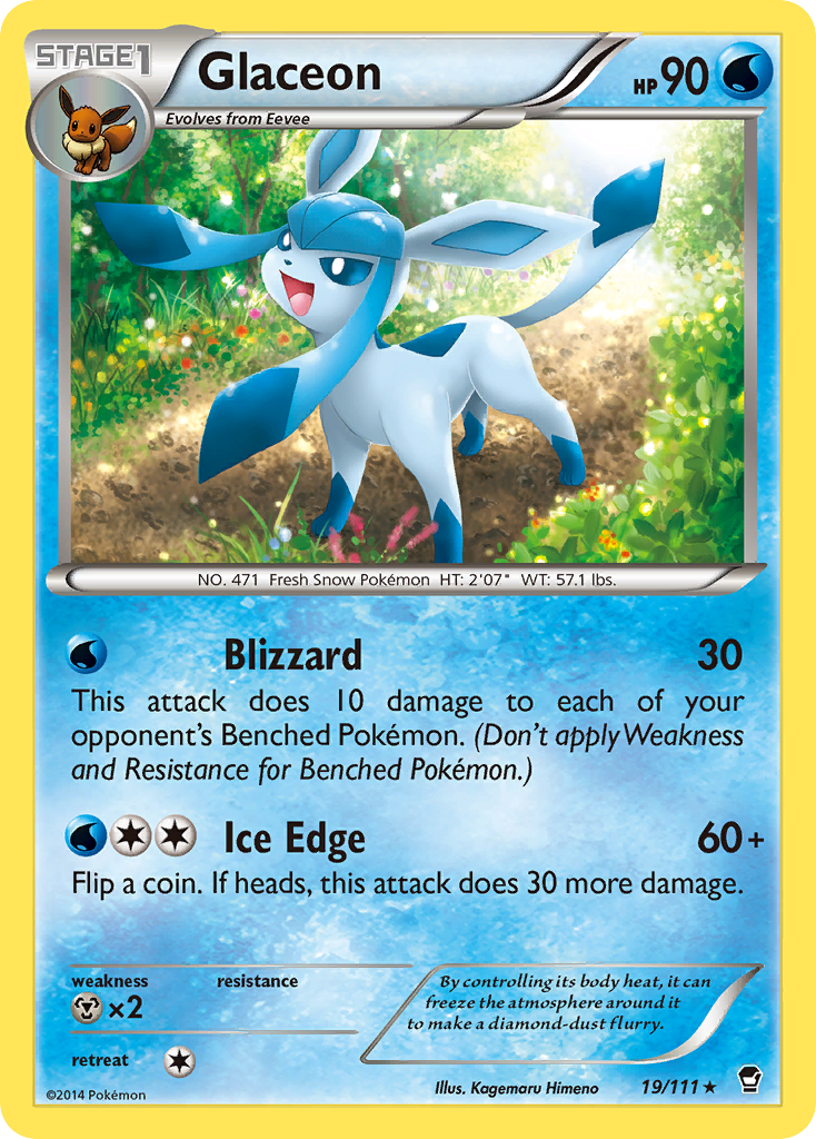 Glaceon (19/111) [XY: Furious Fists] | Odin's Place