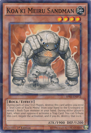 Koa'ki Meiru Sandman [BP03-EN072] Shatterfoil Rare | Odin's Place