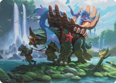 Vodalian Mindsinger Art Card [Dominaria United Art Series] | Odin's Place