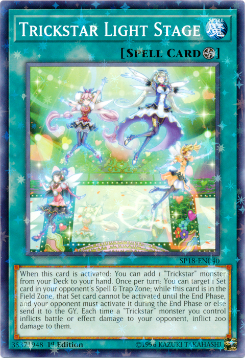 Trickstar Light Stage [SP18-EN040] Starfoil Rare | Odin's Place