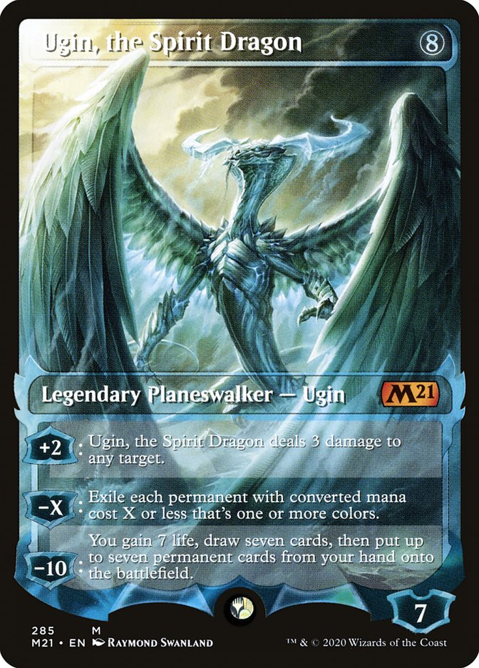 Ugin, the Spirit Dragon (285) (Extended Art) [Core Set 2021] | Odin's Place