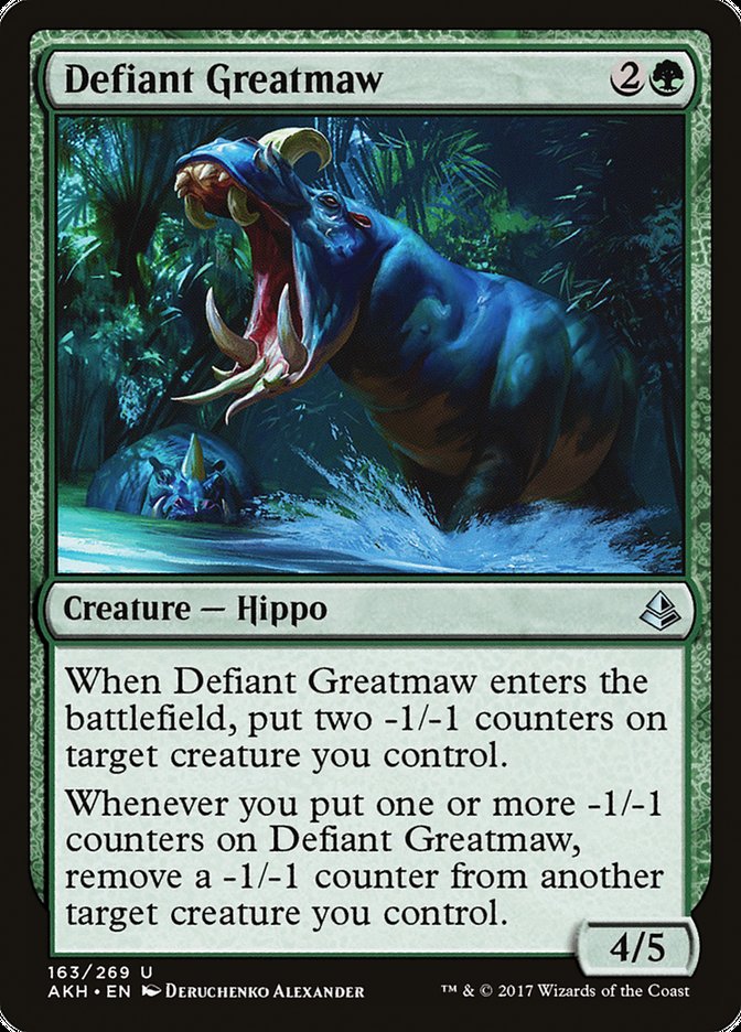 Defiant Greatmaw (163) [Amonkhet] | Odin's Place