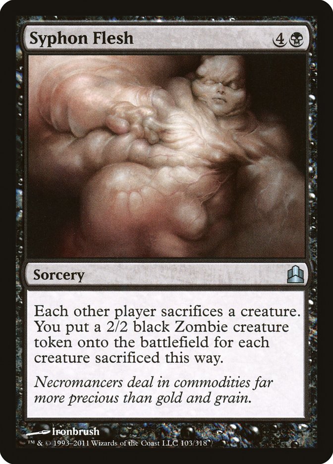 Syphon Flesh (103) [Commander 2011] | Odin's Place