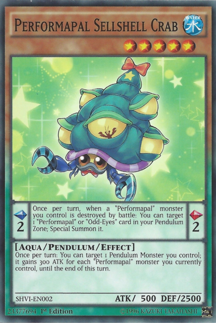 Performapal Sellshell Crab [SHVI-EN002] Common | Odin's Place