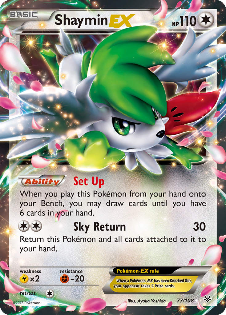 Shaymin EX (77/108) [XY: Roaring Skies] | Odin's Place