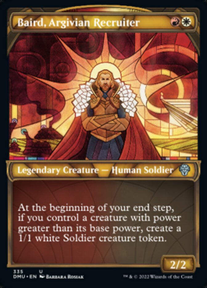 Baird, Argivian Recruiter (Showcase Textured) [Dominaria United] | Odin's Place
