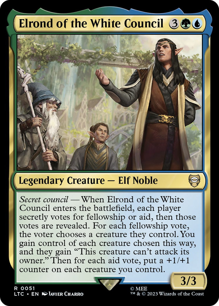 Elrond of the White Council [The Lord of the Rings: Tales of Middle-Earth Commander] | Odin's Place