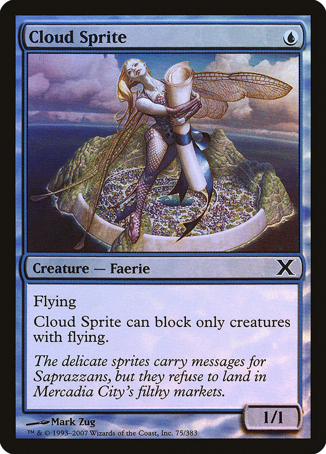 Cloud Sprite (Premium Foil) [Tenth Edition] | Odin's Place