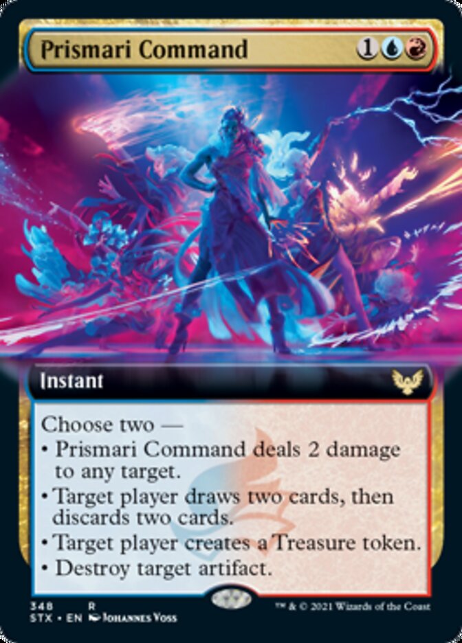 Prismari Command (Extended Art) [Strixhaven: School of Mages] | Odin's Place