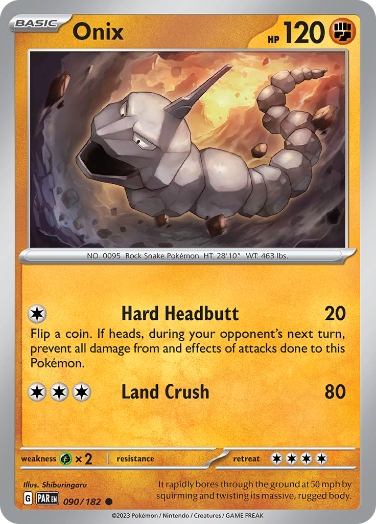 Onix (090/182) [Scarlet & Violet: Paradox Rift] | Odin's Place