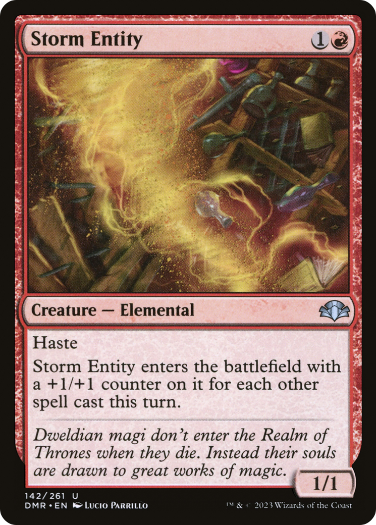 Storm Entity [Dominaria Remastered] | Odin's Place