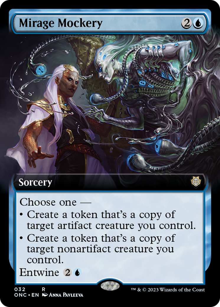 Mirage Mockery (Extended Art) [Phyrexia: All Will Be One Commander] | Odin's Place