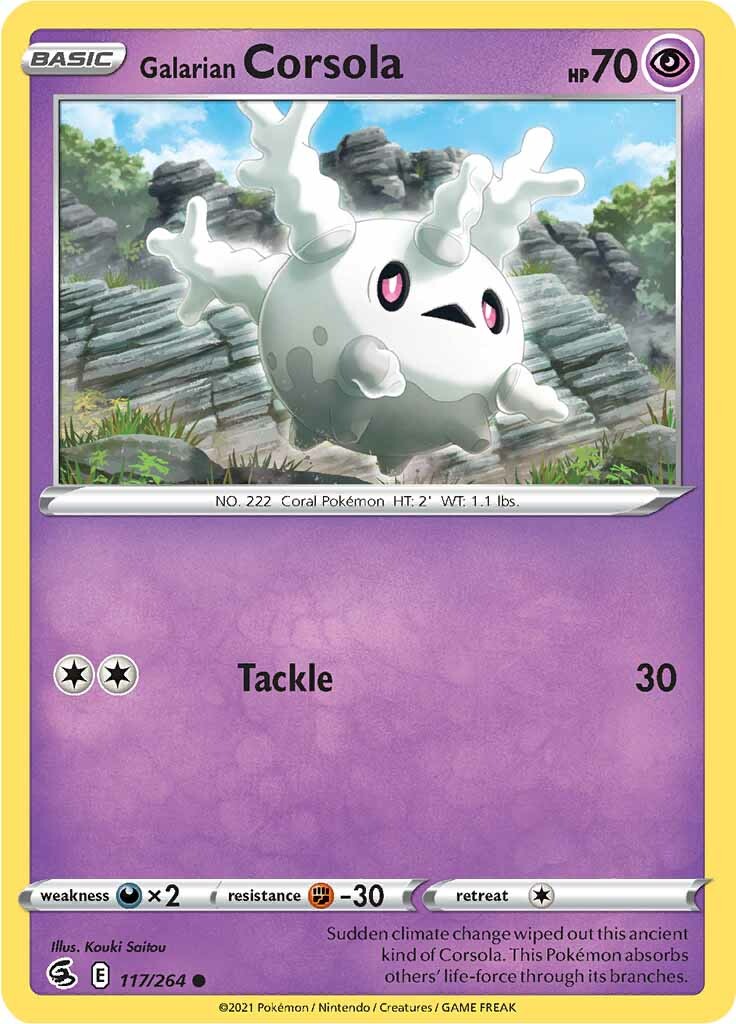 Galarian Corsola (117/264) [Sword & Shield: Fusion Strike] | Odin's Place