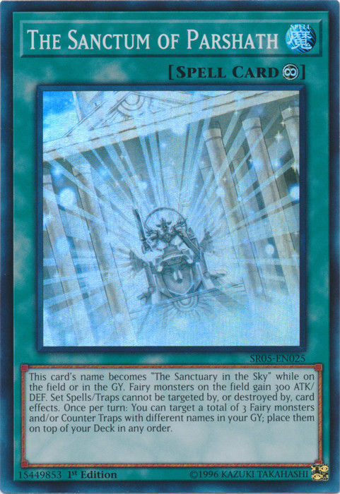 The Sanctum of Parshath [SR05-EN025] Super Rare | Odin's Place