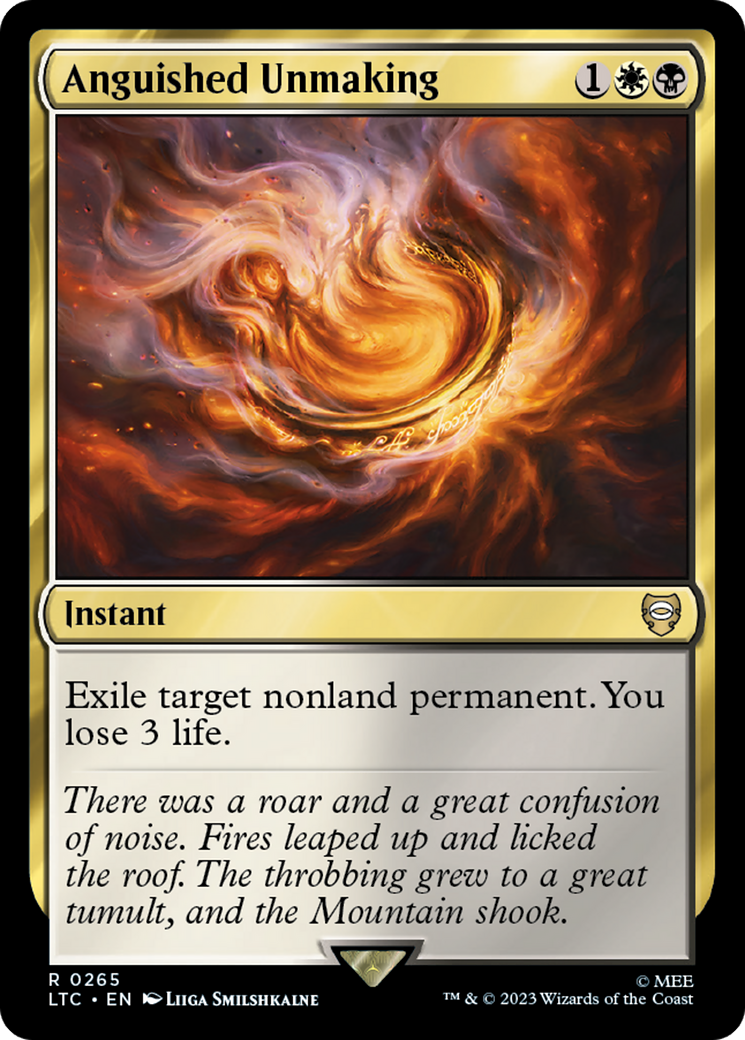 Anguished Unmaking [The Lord of the Rings: Tales of Middle-Earth Commander] | Odin's Place