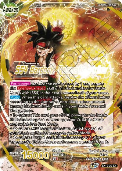 Bardock // SS4 Bardock, Prismatic Striker (EX19-20) [Special Anniversary Set 2021] | Odin's Place