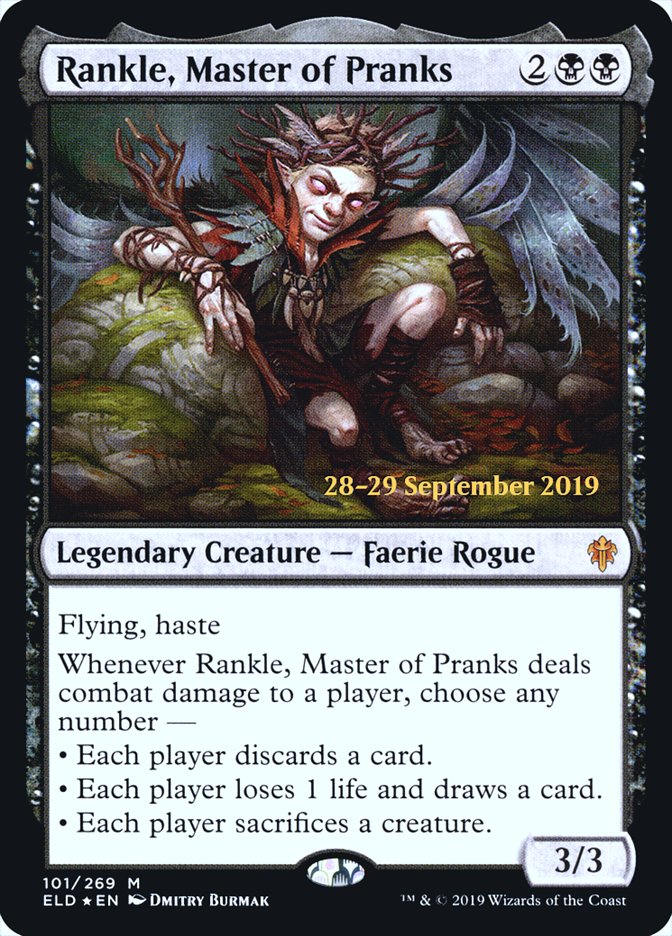 Rankle, Master of Pranks [Throne of Eldraine Prerelease Promos] | Odin's Place
