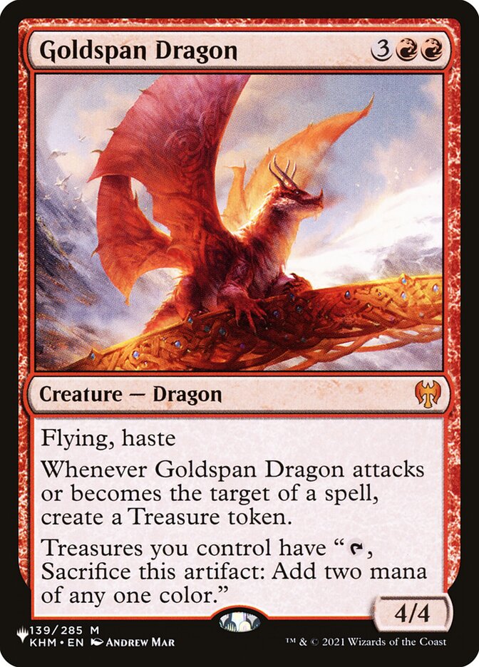 Goldspan Dragon [The List] | Odin's Place