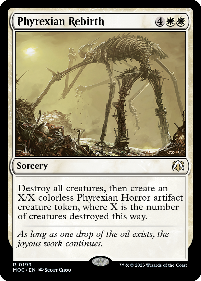 Phyrexian Rebirth [March of the Machine Commander] | Odin's Place