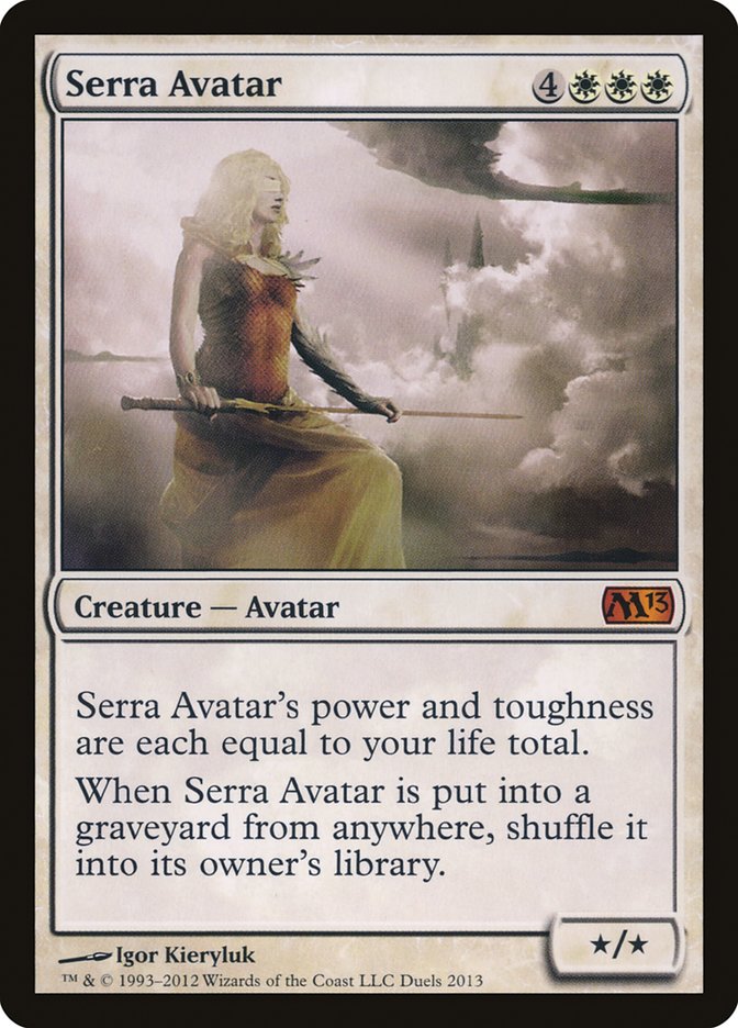 Serra Avatar (2) (Duels of the Planeswalkers Promos) [Duels of the Planeswalkers Promos 2012] | Odin's Place