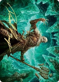 Draugr Necromancer Art Card (Gold-Stamped Signature) [Kaldheim Art Series] | Odin's Place