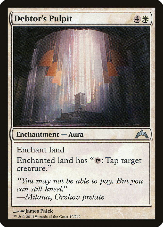 Debtor's Pulpit (10) [Gatecrash] | Odin's Place