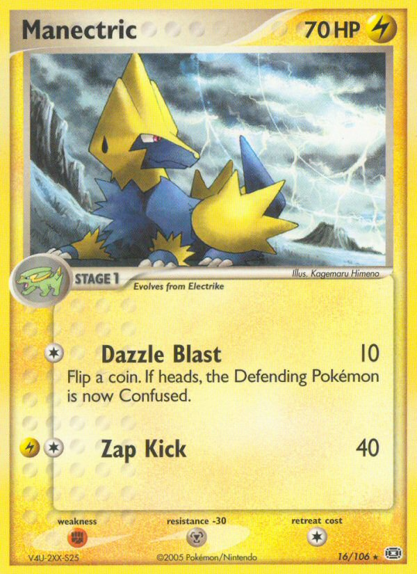 Manectric (16/106) [EX: Emerald] | Odin's Place