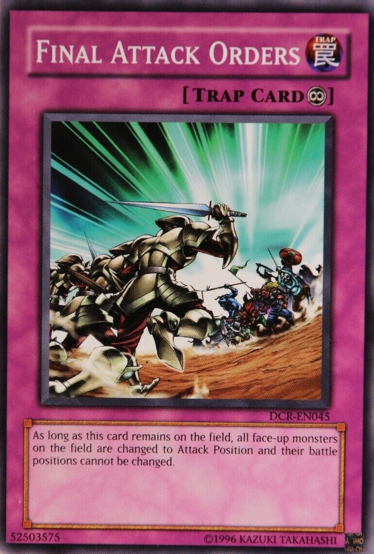 Final Attack Orders [DCR-EN045] Common | Odin's Place