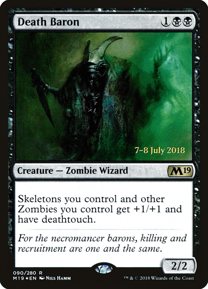 Death Baron (90) [Core Set 2019 Prerelease Promos] | Odin's Place