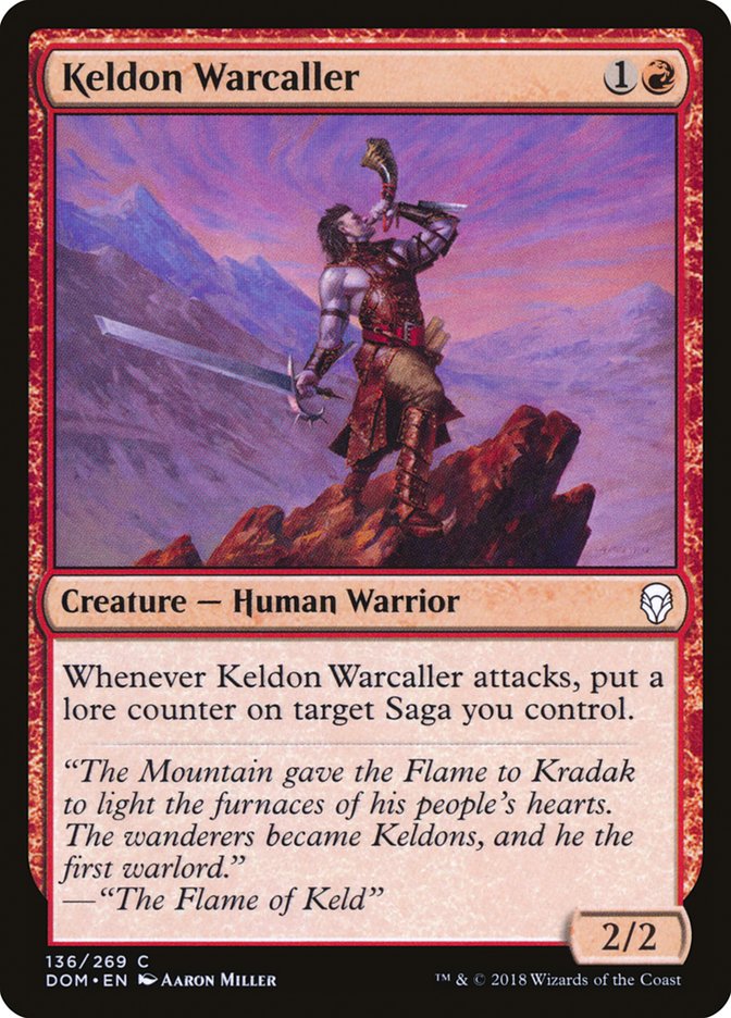 Keldon Warcaller (136) [Dominaria] | Odin's Place