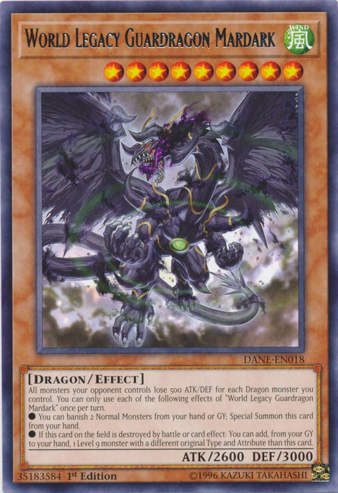 World Legacy Guardragon Mardark [DANE-EN018] Rare | Odin's Place