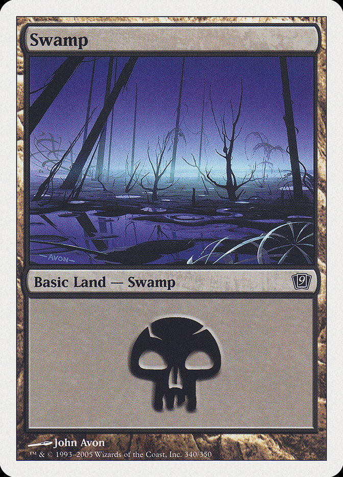 Swamp (340) [Ninth Edition] | Odin's Place