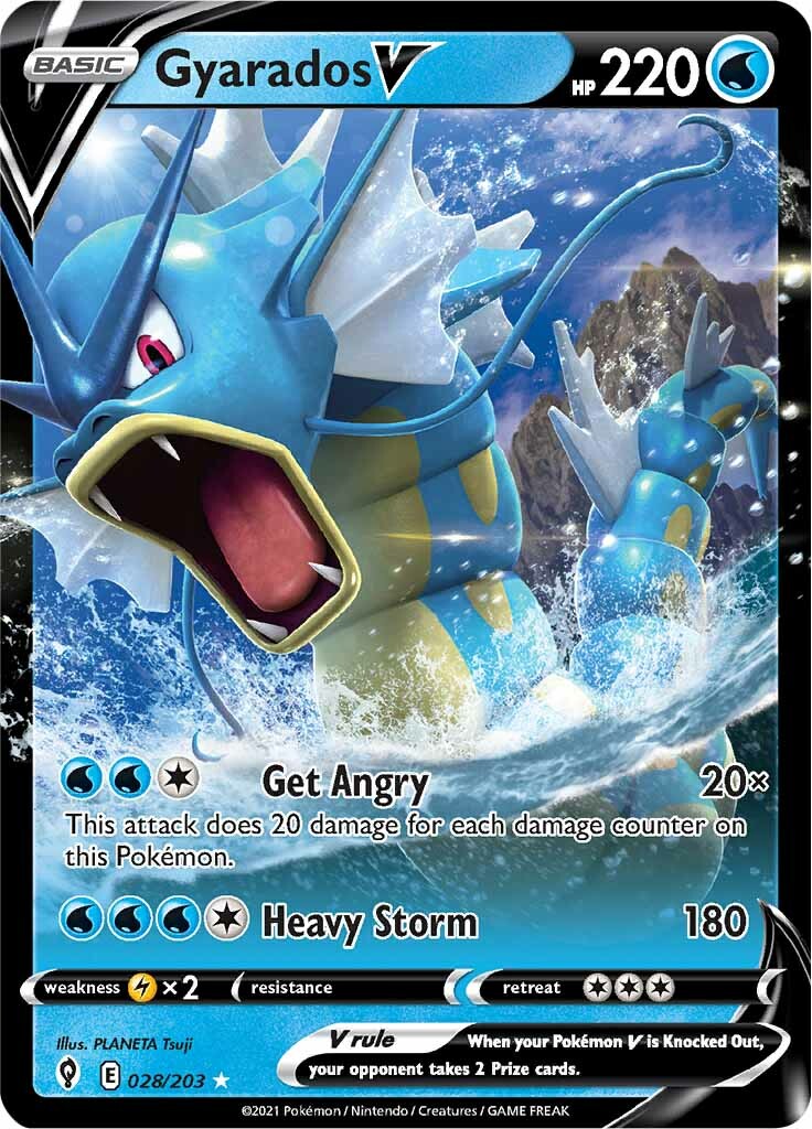 Gyarados V (028/203) [Sword & Shield: Evolving Skies] | Odin's Place