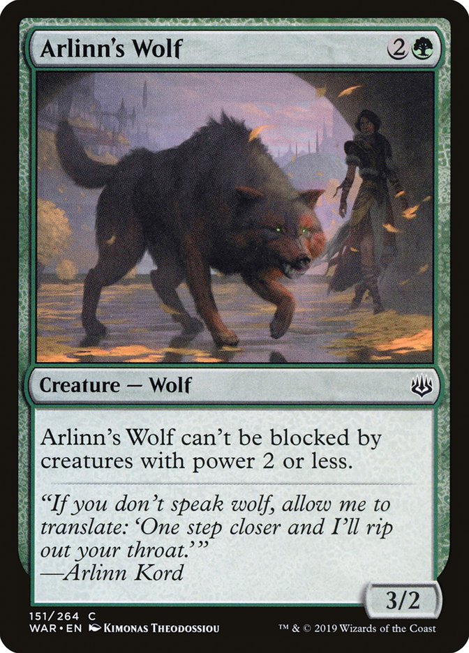 Arlinn's Wolf (151) [War of the Spark] | Odin's Place