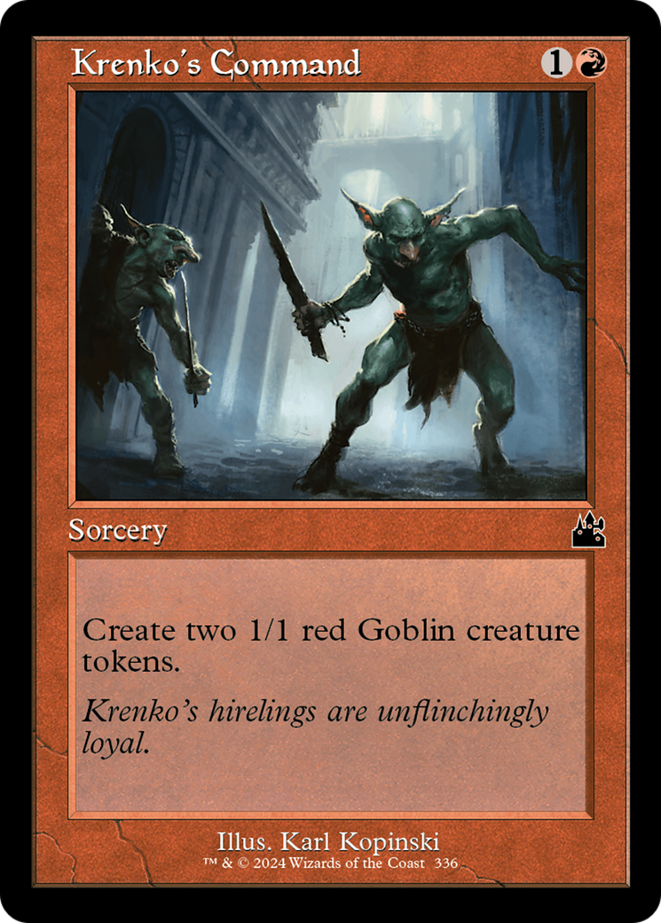 Krenko's Command (Retro Frame) [Ravnica Remastered] | Odin's Place
