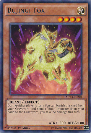Bujingi Fox [MP14-EN210] Rare | Odin's Place