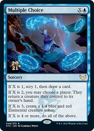 Multiple Choice [Strixhaven: School of Mages Prerelease Promos] | Odin's Place