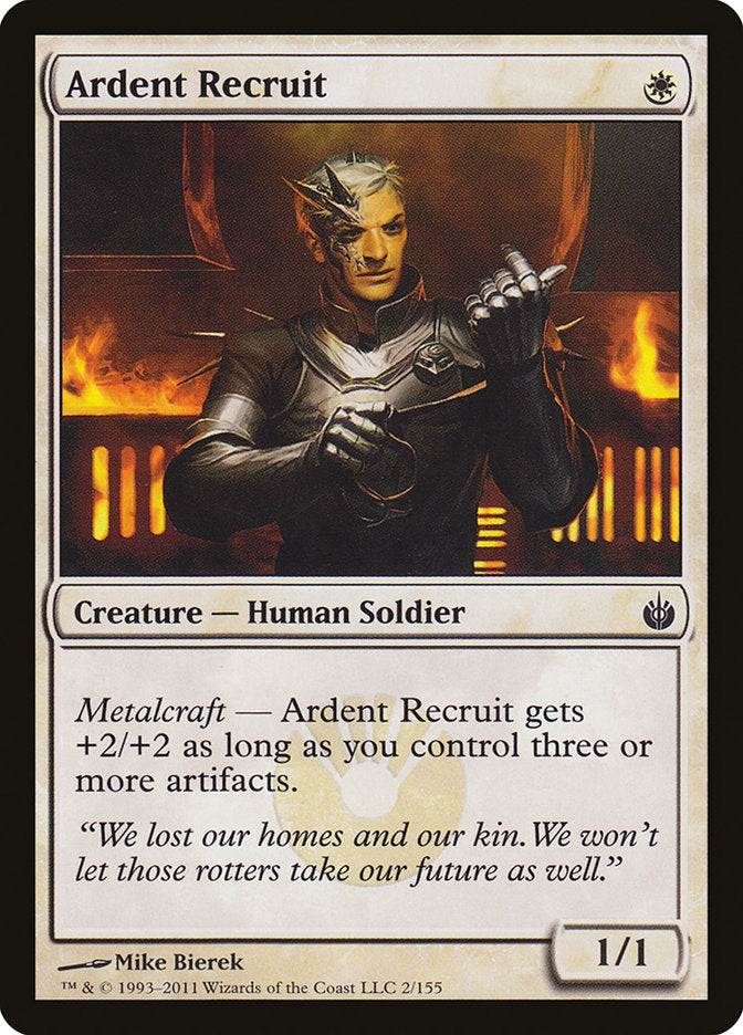 Ardent Recruit (2) [Mirrodin Besieged] | Odin's Place