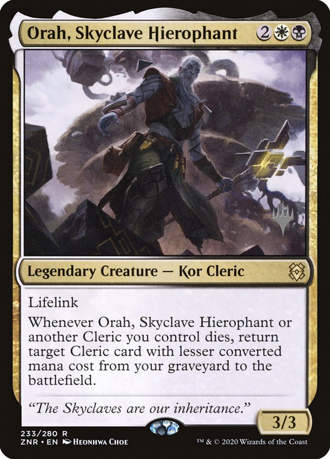 Orah, Skyclave Hierophant (Promo Pack) [Zendikar Rising Promos] | Odin's Place