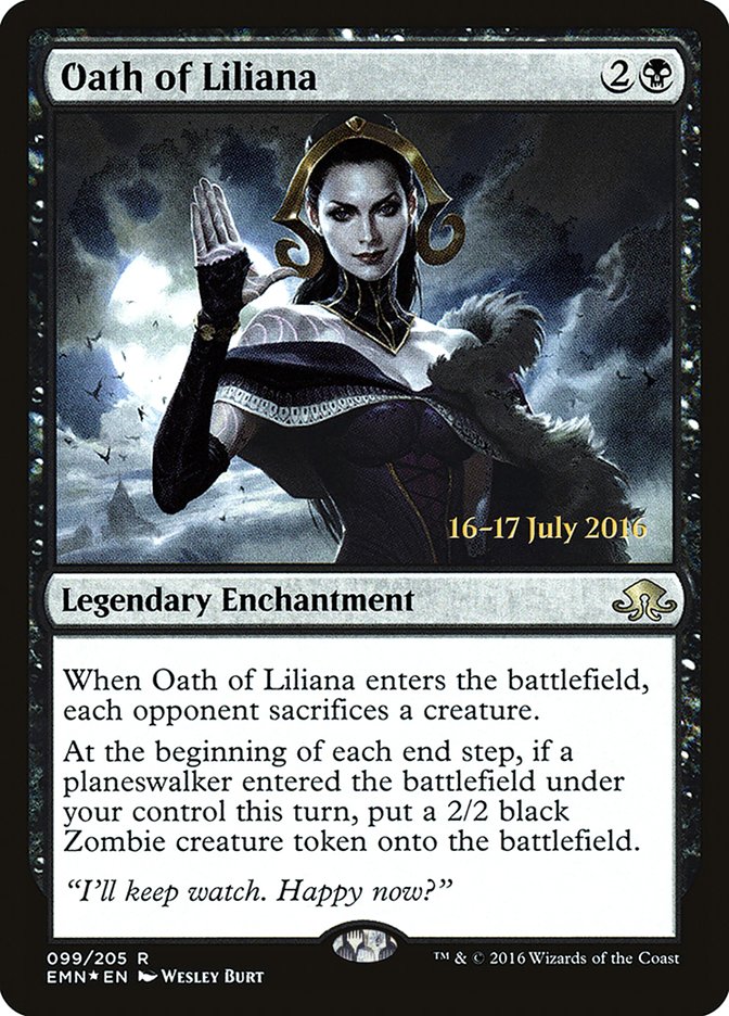 Oath of Liliana (99) [Eldritch Moon Prerelease Promos] | Odin's Place
