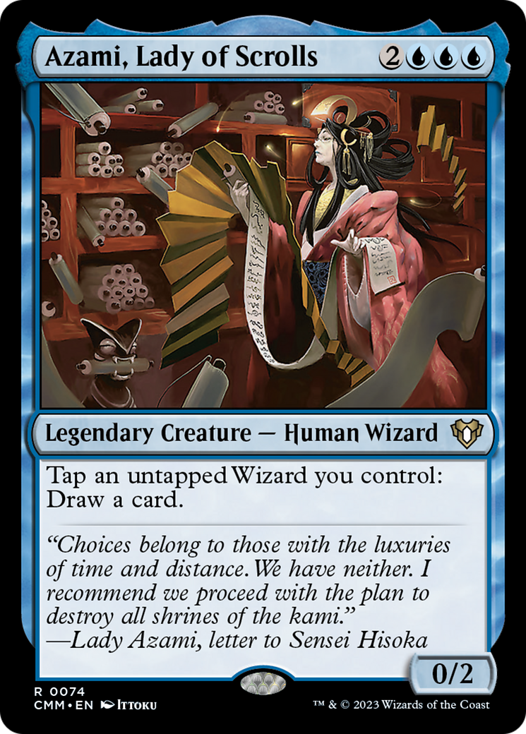 Azami, Lady of Scrolls [Commander Masters] | Odin's Place