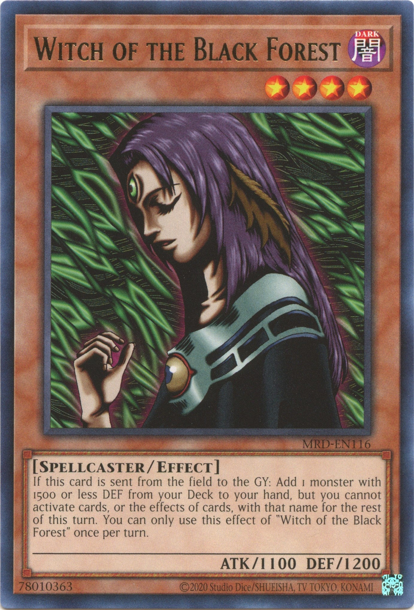 Witch of the Black Forest (25th Anniversary) [MRD-EN116] Rare | Odin's Place