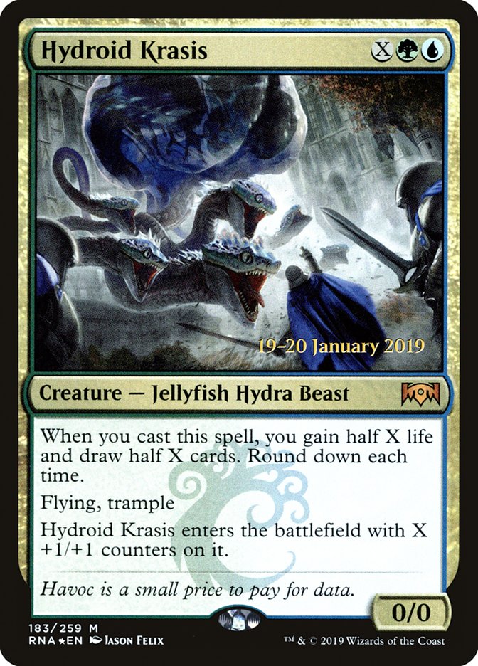 Hydroid Krasis (183) [Ravnica Allegiance Prerelease Promos] | Odin's Place