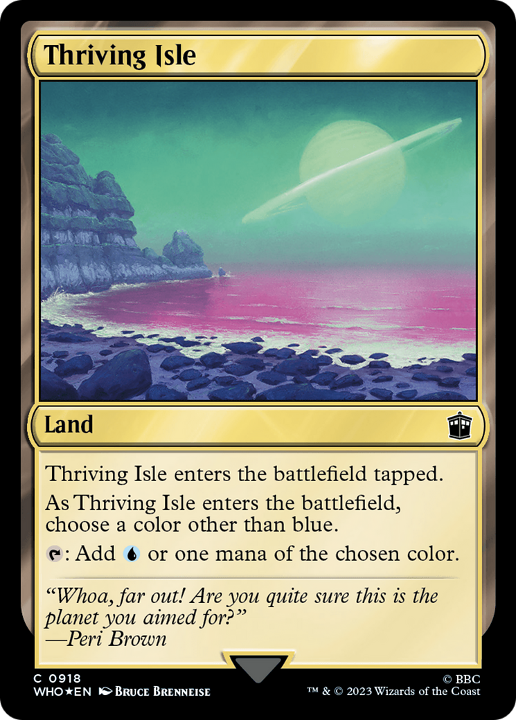 Thriving Isle (Surge Foil) [Doctor Who] | Odin's Place