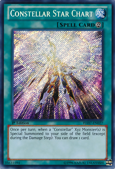 Constellar Star Chart [HA07-EN027] Secret Rare | Odin's Place